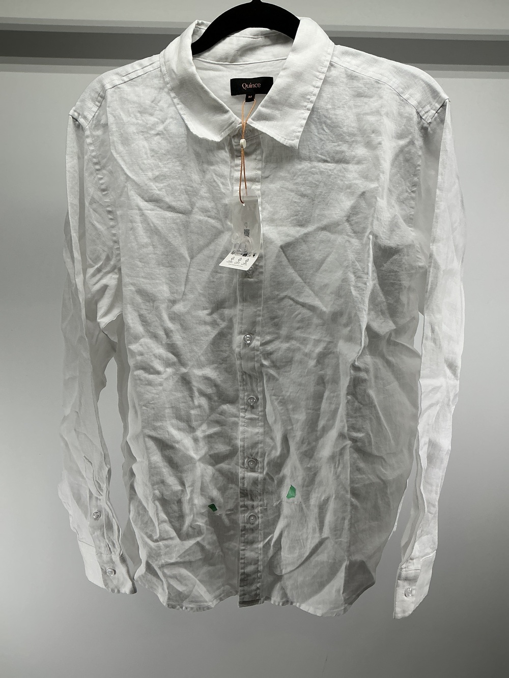 100% European Linen Relaxed Long Sleeve Shirt